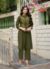 Savi Vol 1 By Mystic 9 Vertican Kurti With Bottom Wholesalers In Surat